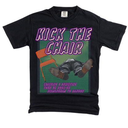 Bands That Never Were Kick The Chair: Garment-Dyed Tee Printify Cotton Crew neck DTG Men's Clothing Oversized T-shirts Unisex Women's Clothing