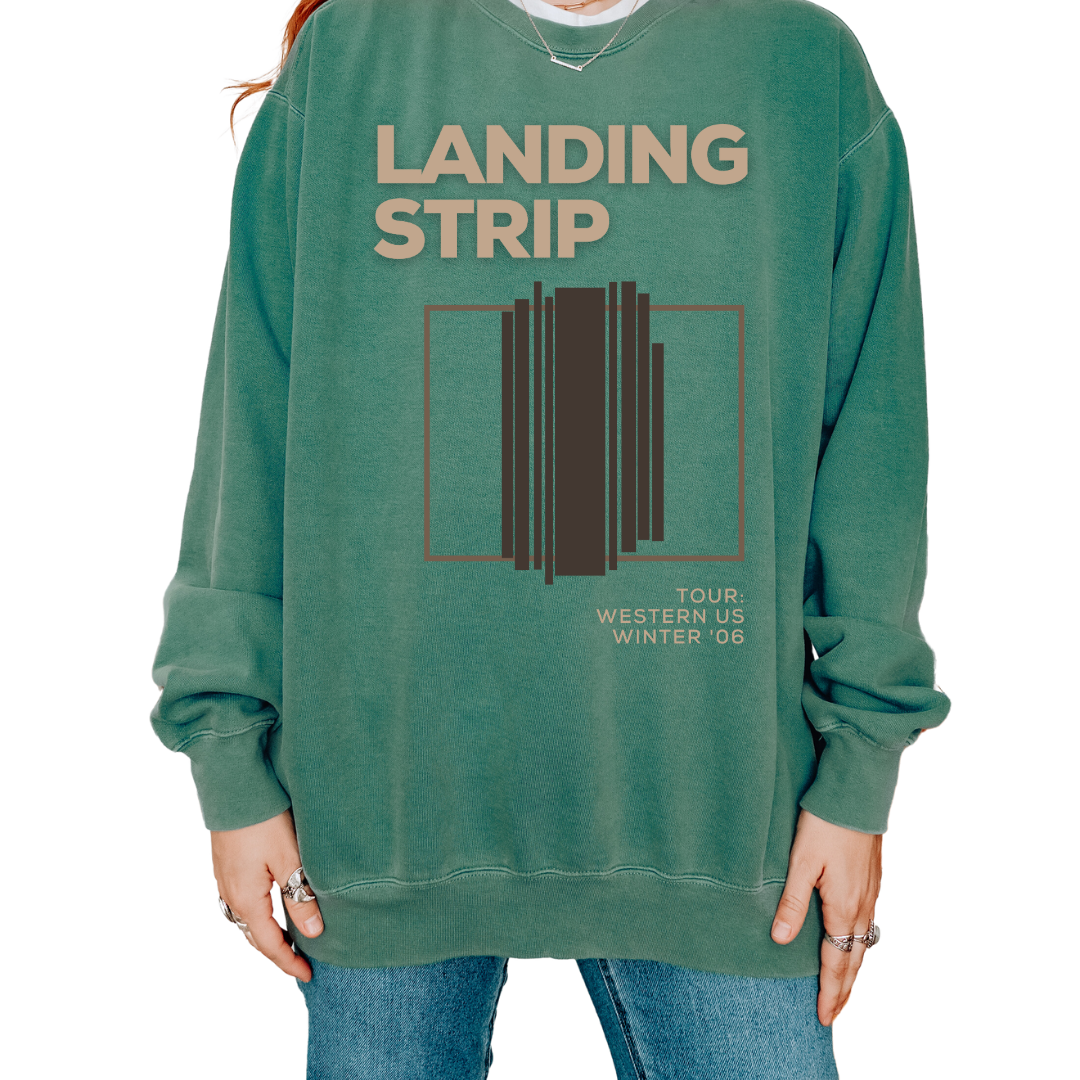 Landing Strip: Garment Dyed Sweatshirt