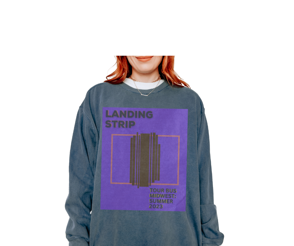 Landing Strip: Limited Edition Garment Dyed Sweatshirt