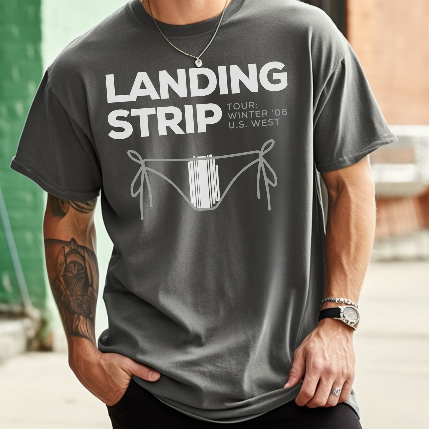 Landing Strip: Garment Dyed Tee