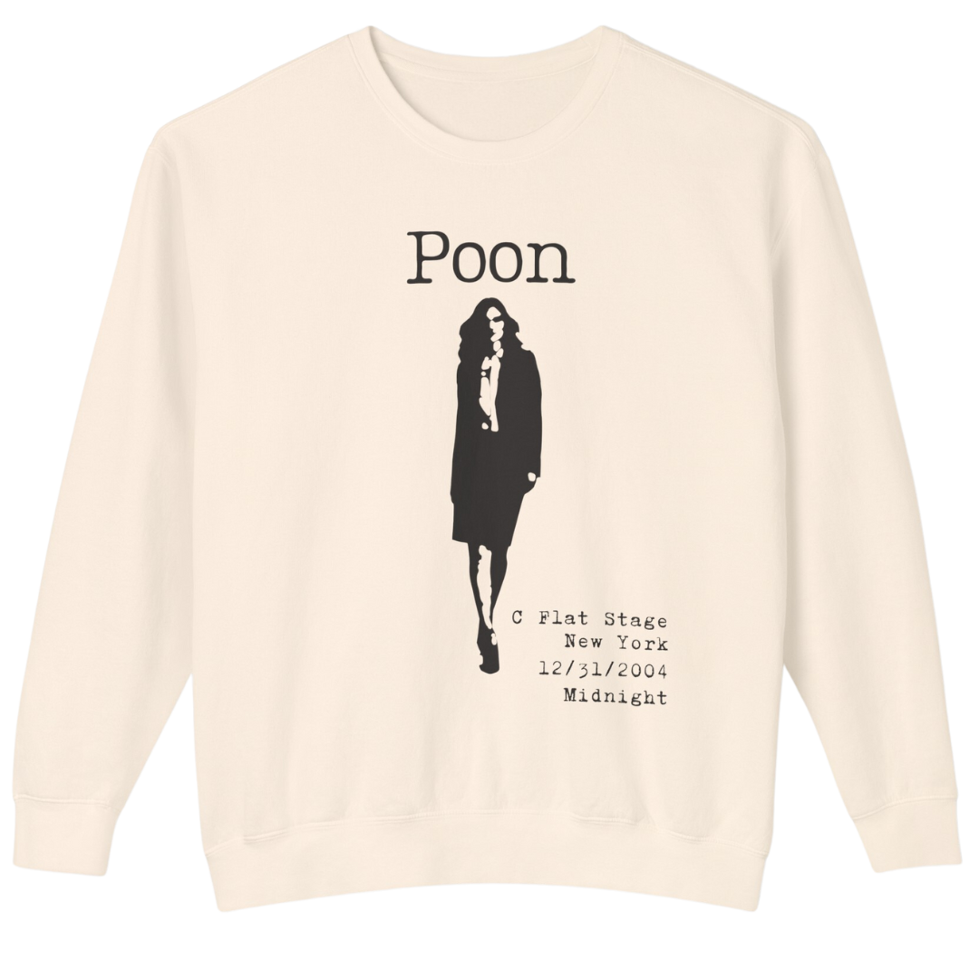 Poon: Garment Dyed Crewneck Lightweight Sweatshirt