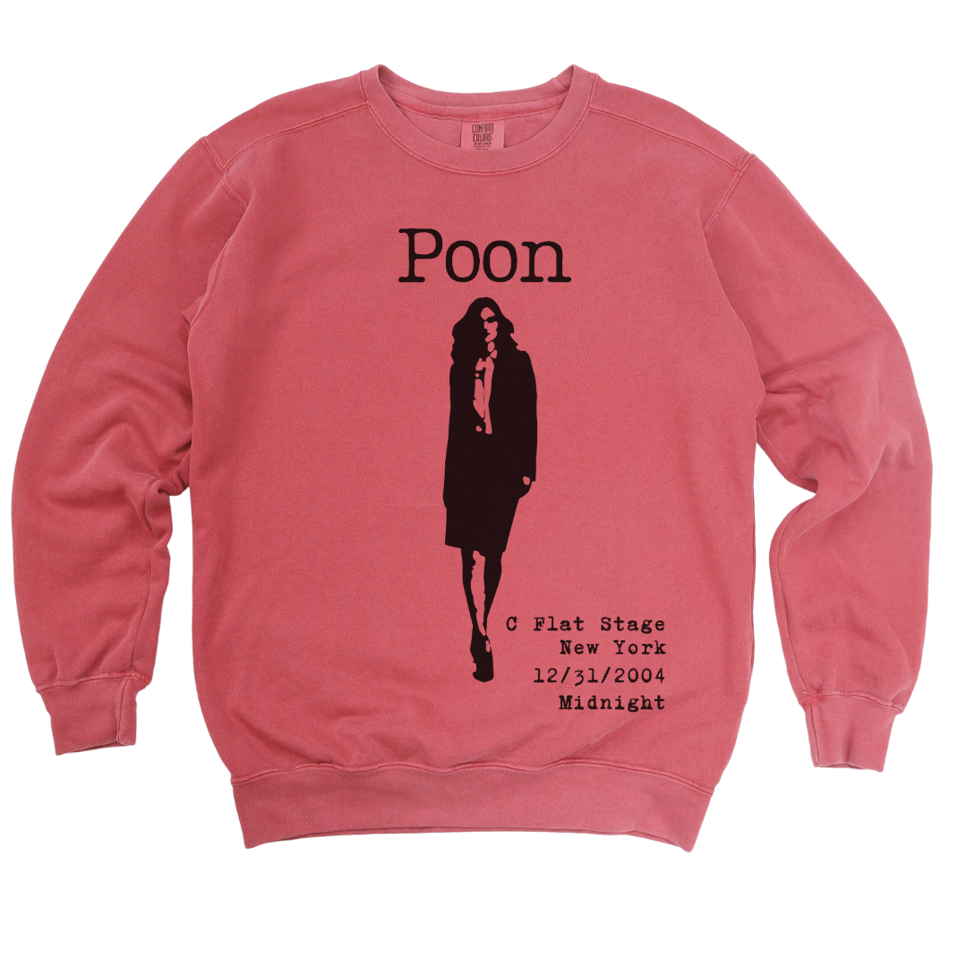 Poon: Garment Dyed Crewneck Lightweight Sweatshirt