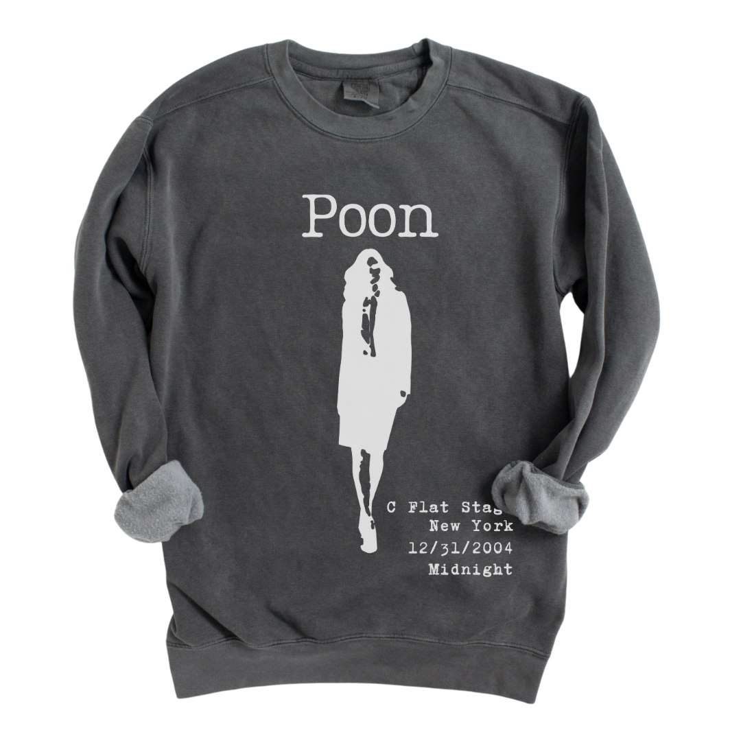 Bands That Never Were Poon: Garment Dyed Crewneck Lightweight Sweatshirt Printify Cotton DTG Long Sleeves Men's Clothing Mother's Day Summer Picks Sweatshirts Unisex Women's Clothing