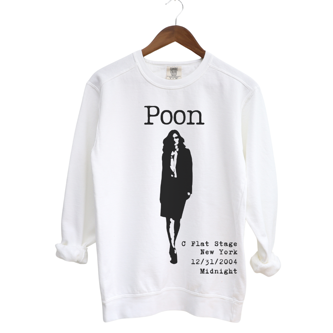 Poon: Garment Dyed Crewneck Lightweight Sweatshirt