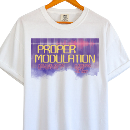 Proper Modulation: Garment Dyed Tee