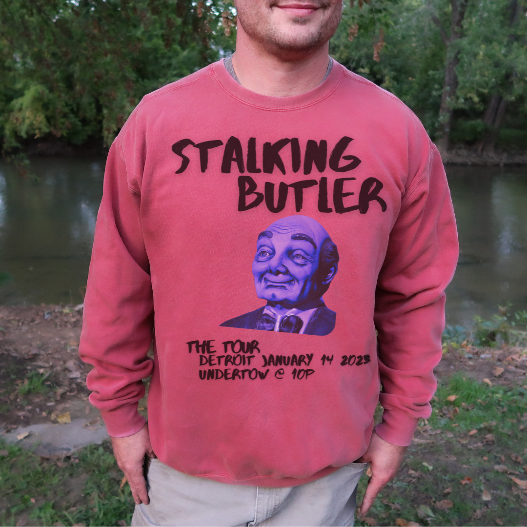 Stalking Butler: Garment Dyed Sweatshirt