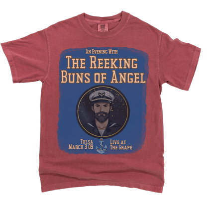 Bands That Never Were The Reeking Buns of Angels: Garment-Dyed Tee Printify Cotton Crew neck DTG Men's Clothing Oversized T-shirts Unisex Women's Clothing