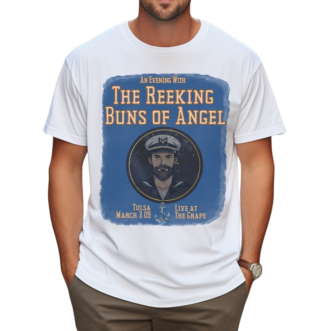 Bands That Never Were The Reeking Buns of Angels: Garment-Dyed Tee Printify Cotton Crew neck DTG Men's Clothing Oversized T-shirts Unisex Women's Clothing