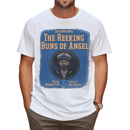 Bands That Never Were The Reeking Buns of Angels: Garment-Dyed Tee Printify Cotton Crew neck DTG Men's Clothing Oversized T-shirts Unisex Women's Clothing